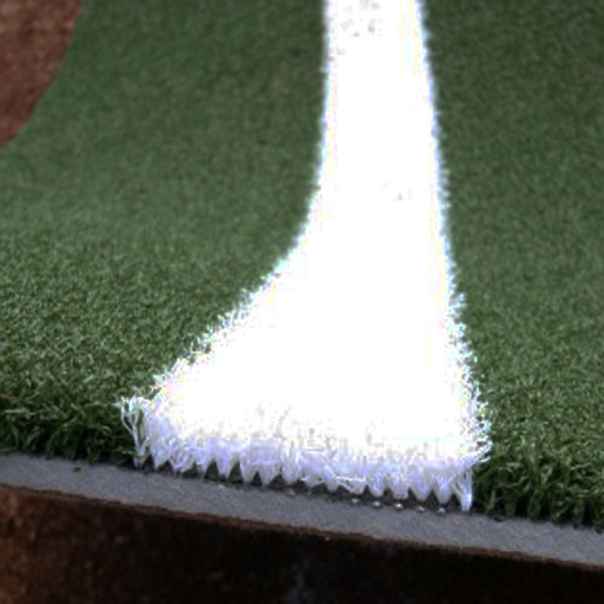 Softball Batting Mat Pro with White Inlaid Turf Lines