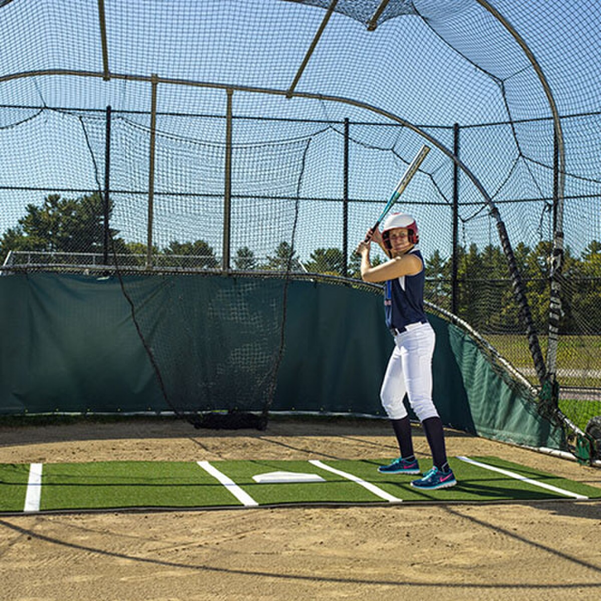 The Batting Mat Pro for Softball from On Deck Sports